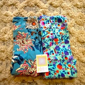 LuLaRoe NWT full length leggings NEW w/tags 2 Pairs per bag! Size TC size 12-18